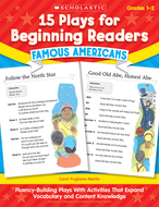 15 plays for beginning readers  famous americans gr 1-2