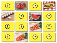 Food photographic memory matching  game