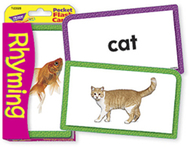 Pocket flash cards rhyming 56-pk  3 x 5 two-sided cards