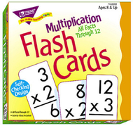 Flash cards all facts 169/box 0-12  multiplication
