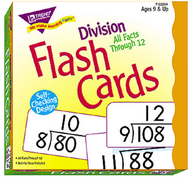 Flash cards all facts 156/box 0-12  division