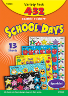 Sparkle stickers school days