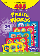 Stinky stickers praise words 435/pk  jumbo acid-free variety pk