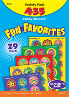 Stinky stickers fun favorites 435pk  jumbo acid-free variety pk