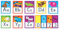 Awesome animals alphabet cards std  manuscript bb set