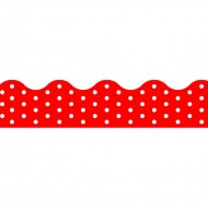 Polka dots red terrific trimmers
