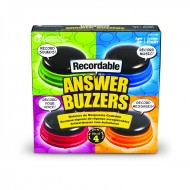 Recordable answer buzzers set of 4