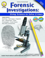 Forensic investigations activity  book gr 4-8