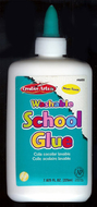 Economy washable school glue 8 oz