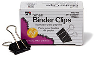 Binder clips 12ct small 3/8in  capacity