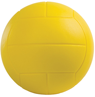 Coated foam ball volleyball
