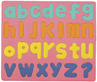Wonderfoam magnetic lower case  letters puzzle set